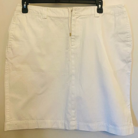 Ralph Lauren White A-Line Skirt - Picture 1 of 5
